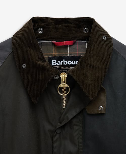laydown detail image of Transport Wax Jacket