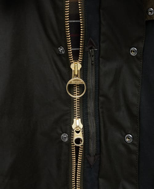 laydown detail image of Transport Wax Jacket