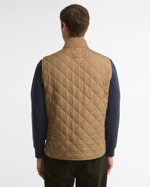 on model image of Lowerdale Quilted Vest