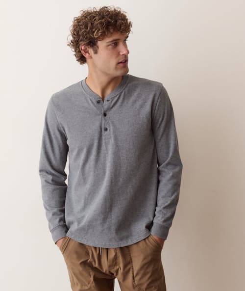 on model image of Luxe 250 Henley