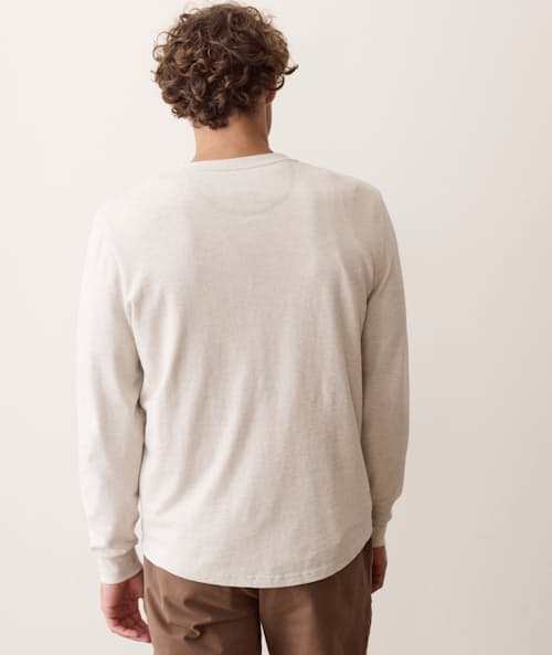 on model image of Luxe 250 Henley