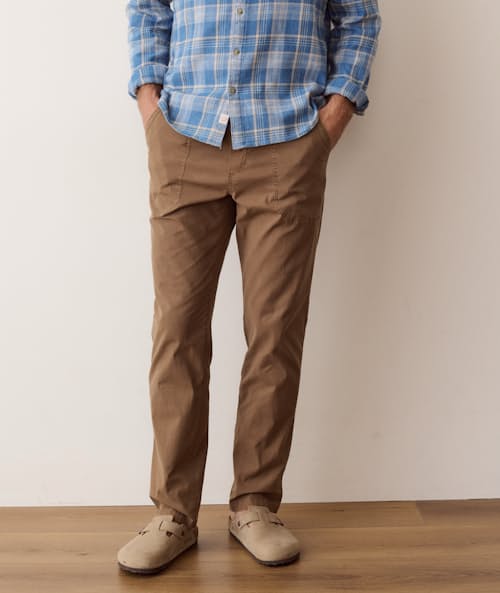 on model image of Saturday Ripstop Utility Pant