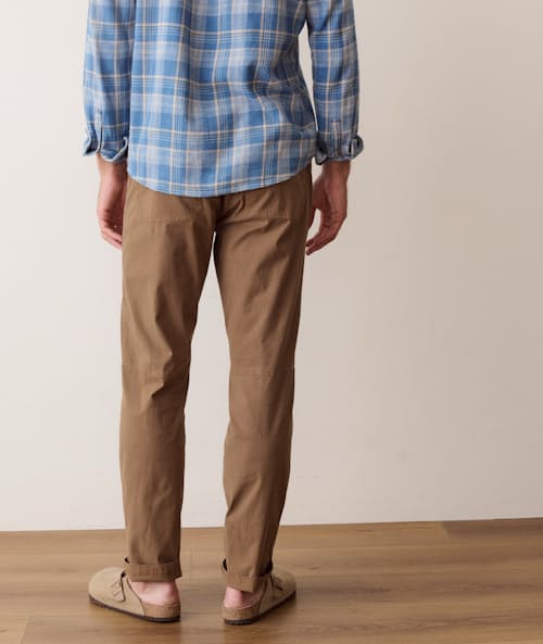 on model image of Saturday Ripstop Utility Pant