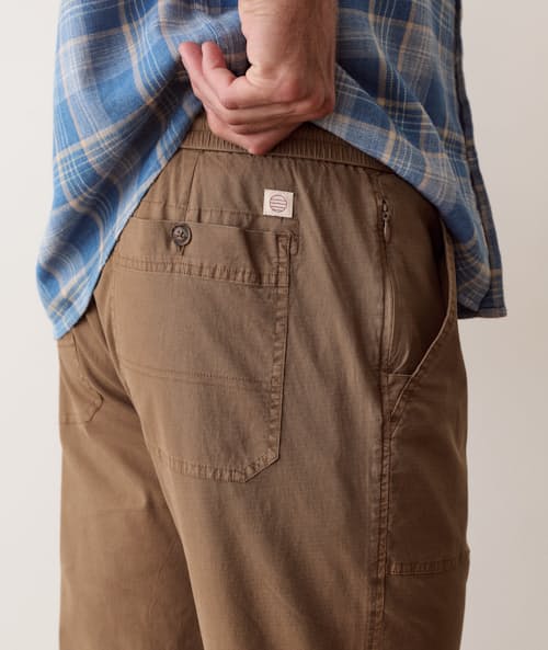on model image of Saturday Ripstop Utility Pant