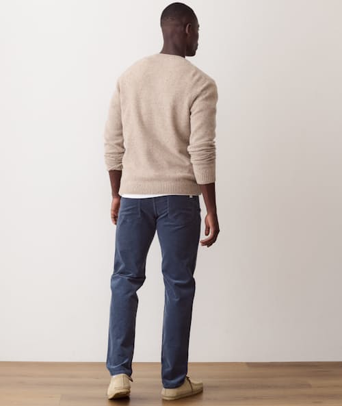 on model image of Flex Terry Slim Straight Pant
