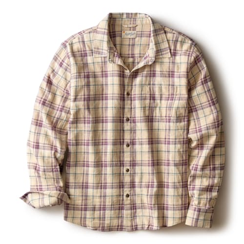 laydown image of Classic Stretch Selvage Long Sleeve Shirt