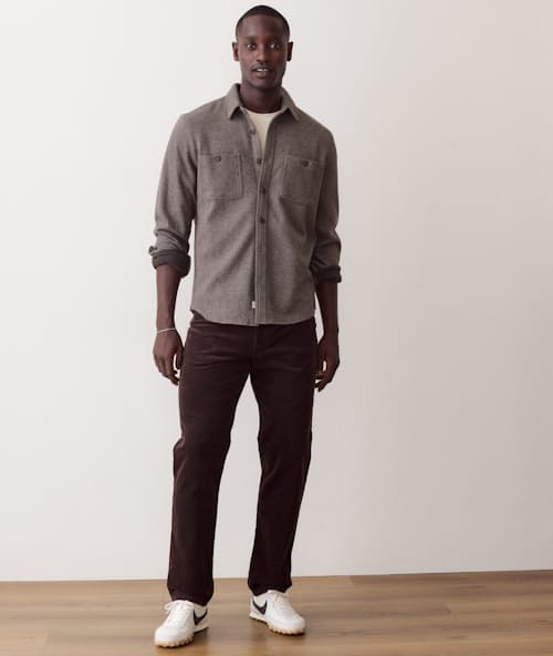 on model image of Pacifica Stretch Twill Shirt