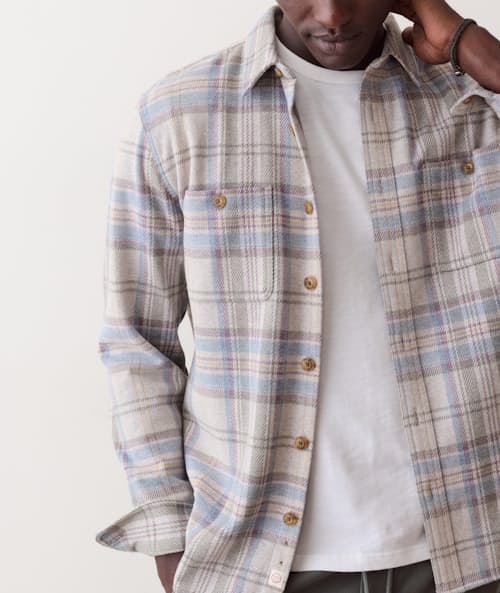 on model image of Pacifica Stretch Twill Shirt
