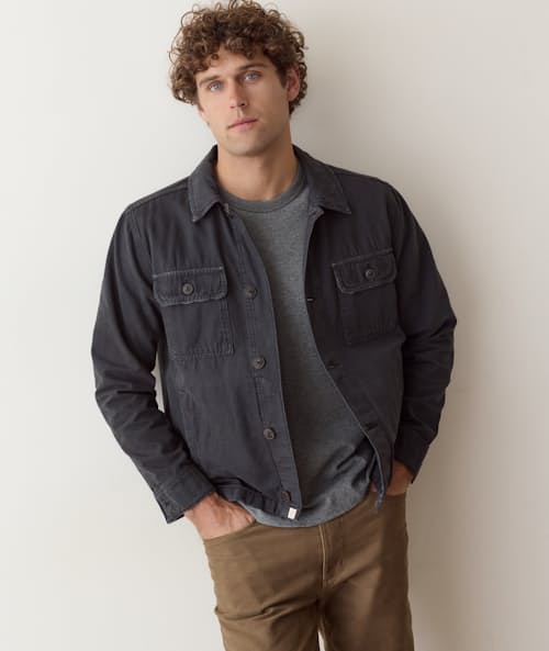 on model image of Patrick Overshirt