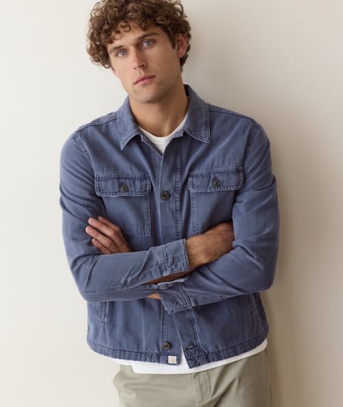 on model image of Patrick Overshirt