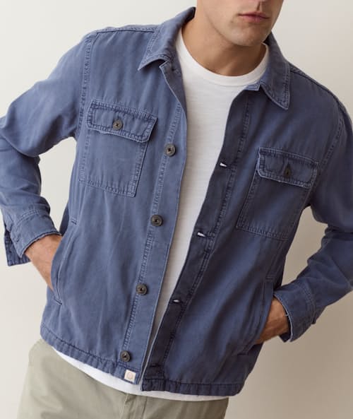 on model image of Patrick Overshirt