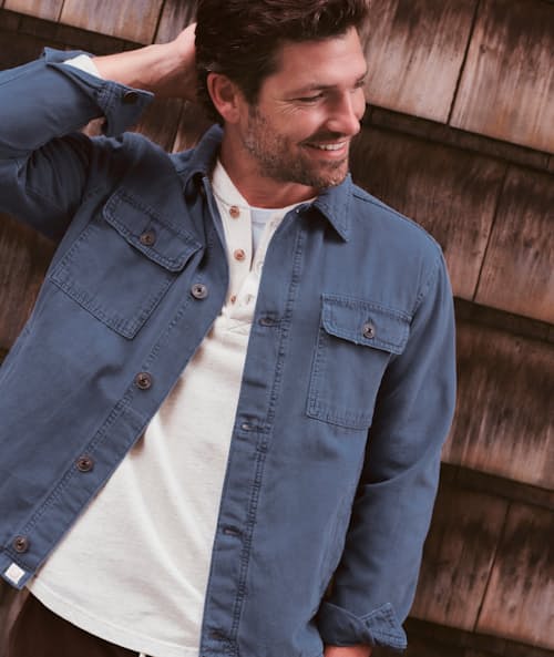 lifestyle image of Patrick Overshirt