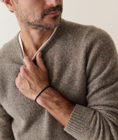 on model image of Donegal Crew Sweater
