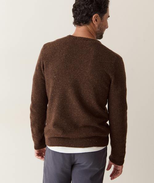 on model image of Donegal Crew Sweater