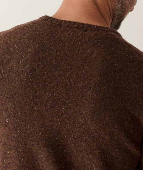 on model image of Donegal Crew Sweater