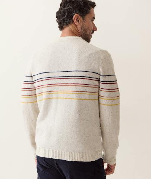 on model image of Donegal Crew Sweater
