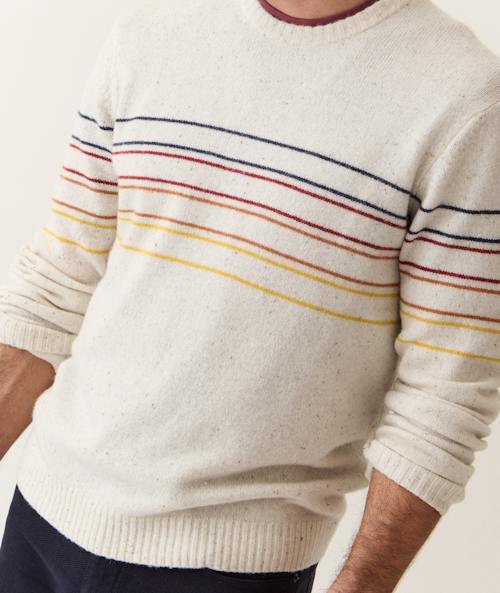 on model image of Donegal Crew Sweater