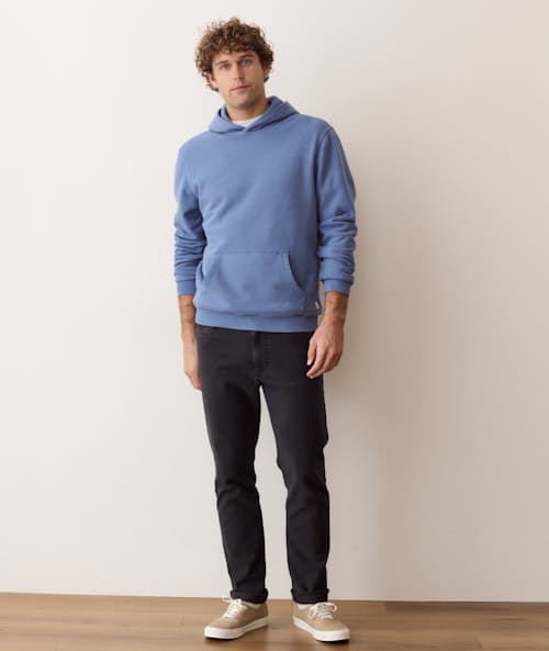 on model image of Relaxed Cloud 9 Fleece Hoodie