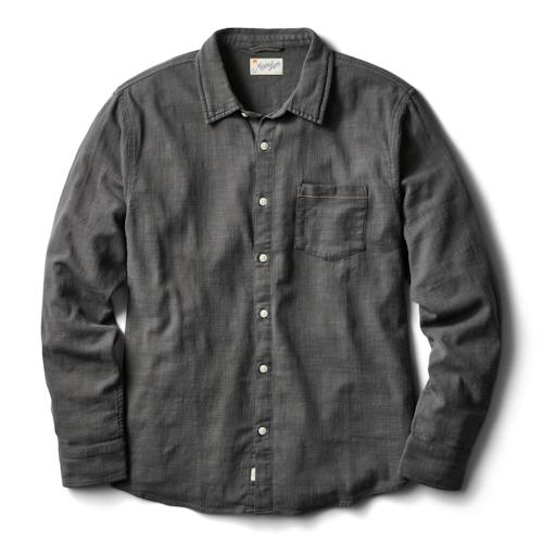 laydown image of Classic Stretch Selvage Long Sleeve Shirt