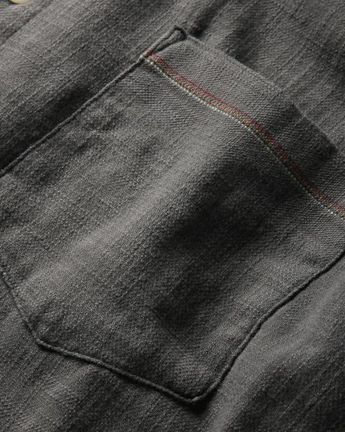 laydown detail image of Classic Stretch Selvage Long Sleeve Shirt