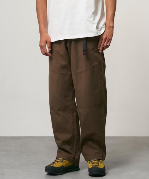on model image of Hemp Canvas Double-Knee Pant