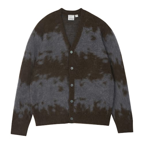 laydown image of Mohair Splatter Cardigan