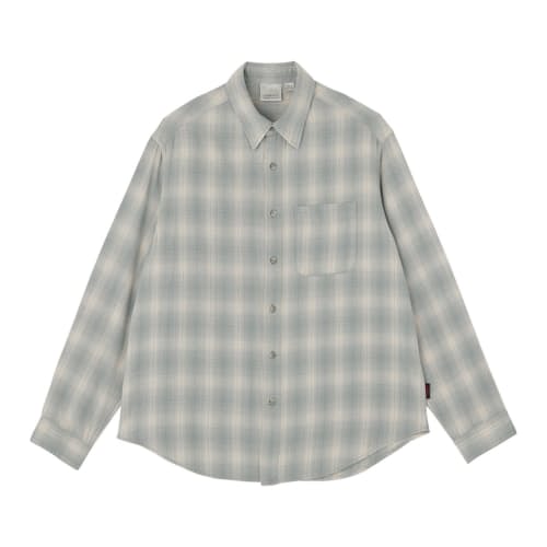 laydown image of Piled Flannel Shirt