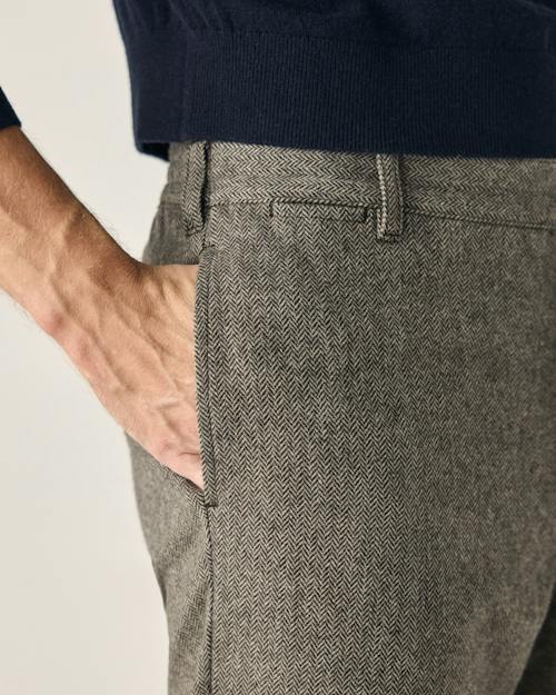 on model image of Wool Trouser