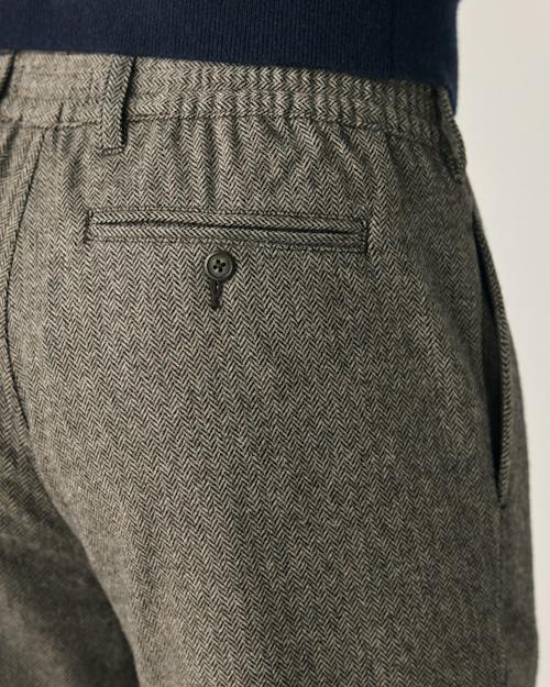 on model image of Wool Trouser