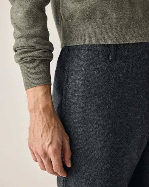 on model image of Wool Trouser