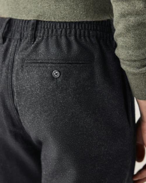 on model image of Wool Trouser