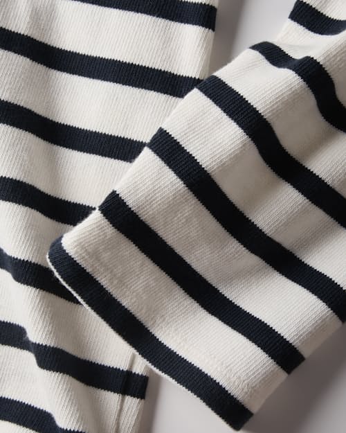 laydown detail image of Striped Yarn Dyed Longsleeve T-Shirt