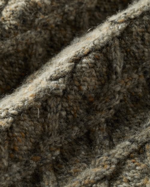 laydown detail image of Wool Fisherman Sweater