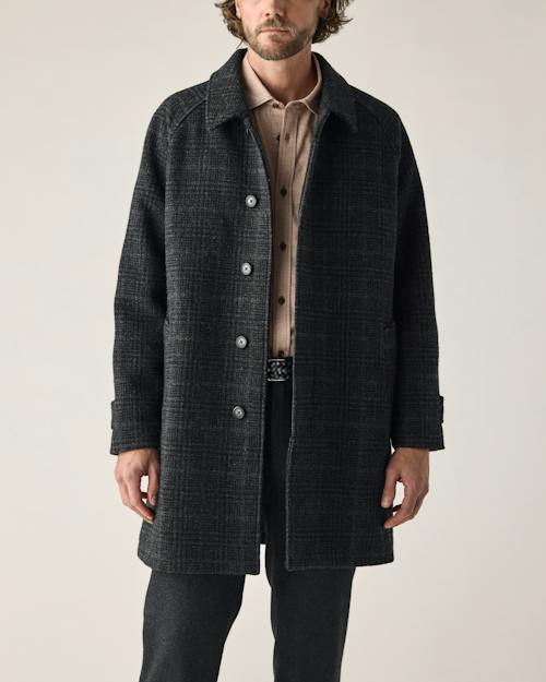 on model image of Wool Coat