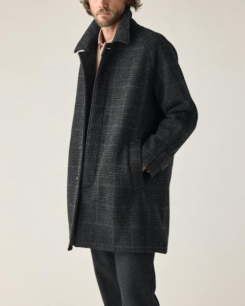 on model image of Wool Coat