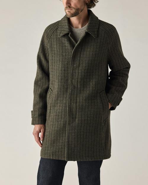 on model image of Wool Coat