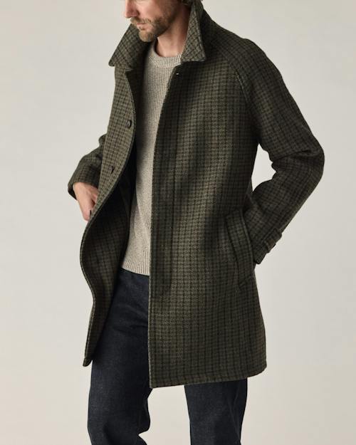 on model image of Wool Coat