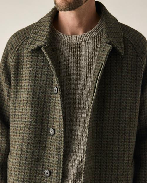 on model image of Wool Coat