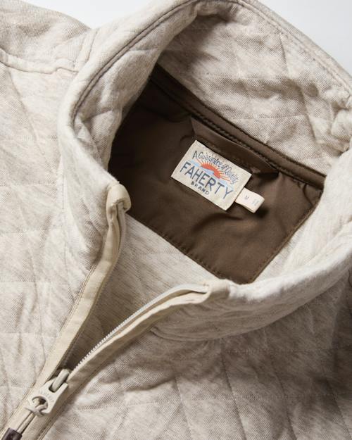 laydown detail image of Epic Quilted Fleece Vest