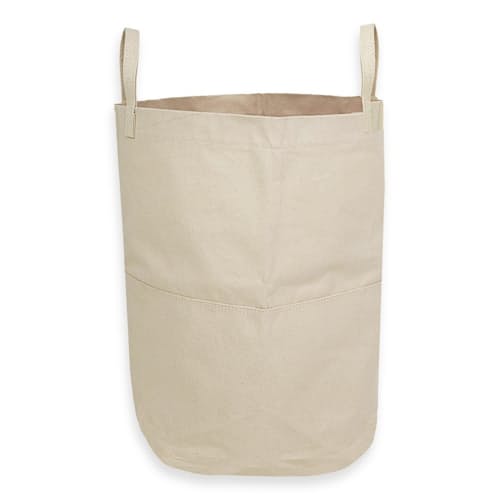 laydown image of Tall Canvas Storage Bin