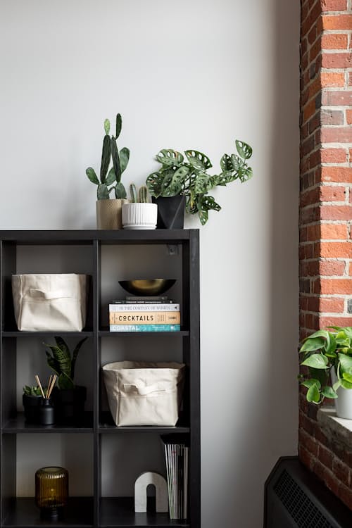 lifestyle image of Small Canvas Storage Bin
