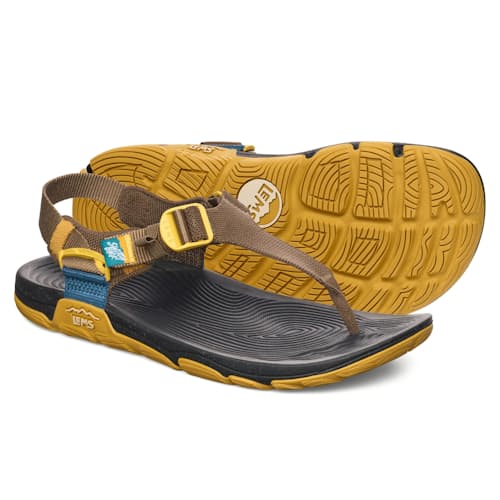 laydown image of Switchback Knit Sandal
