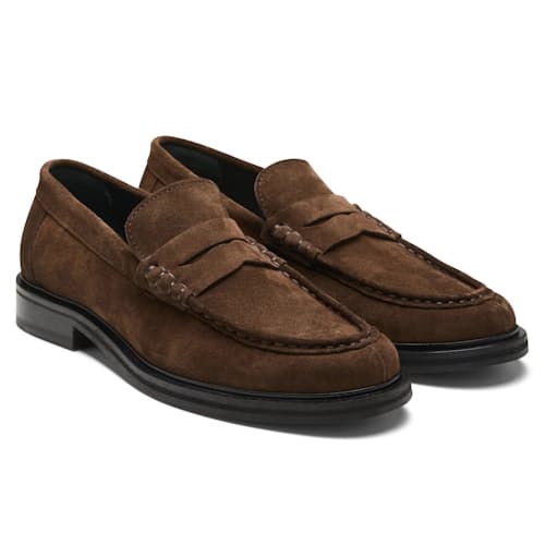 laydown image of Lee Vale Penny Loafer