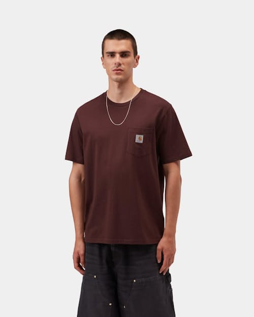 on model image of Classic Logo Pocket T-Shirt