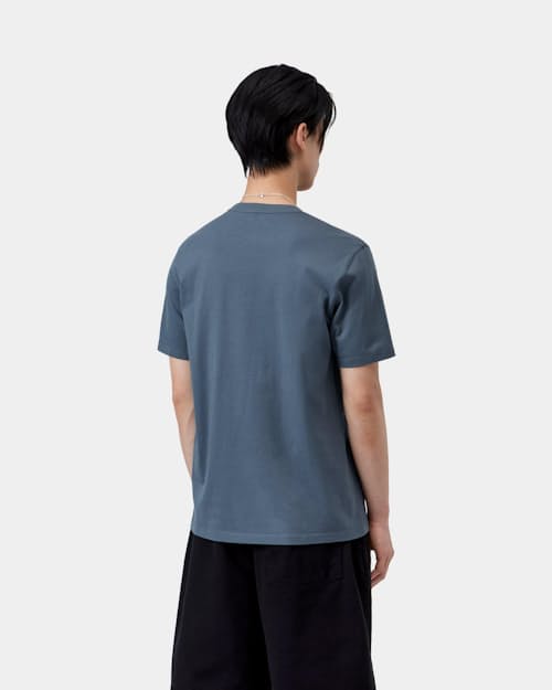 on model image of Classic Logo Pocket T-Shirt
