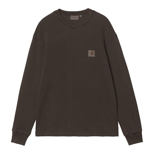 laydown image of Vista Waffle Long Sleeve T-Shirt