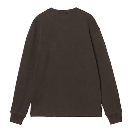 laydown image of Vista Waffle Long Sleeve T-Shirt