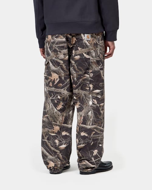 on model image of Double Knee Canvas Pant