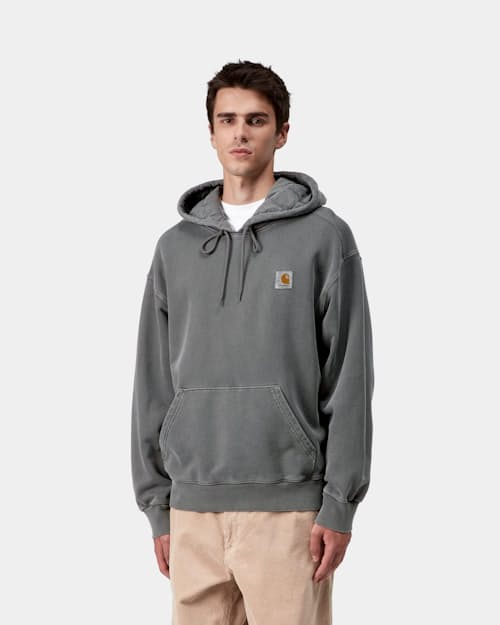 on model image of Vista Hooded Sweatshirt