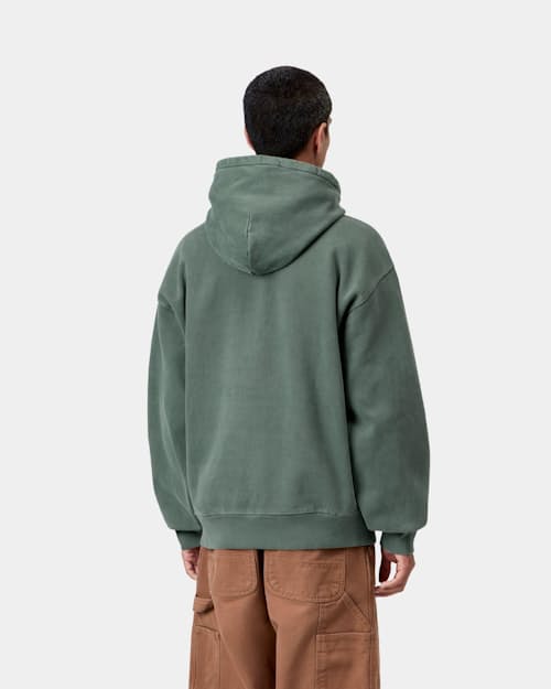 on model image of Vista Hooded Sweatshirt